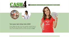 Desktop Screenshot of cash4teststrips.com
